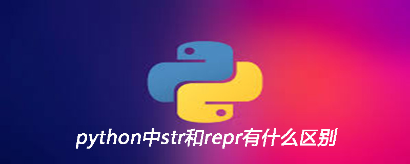 python中str和repr有什么区别