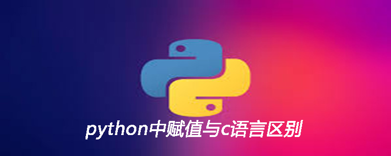 python中赋值与c语言区别