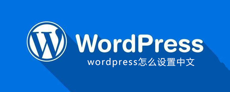 wordpress怎么設置中文-小浪學習網