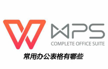 常用办公表格有哪些