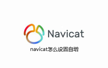 navicat怎么设置自增