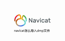 navicat怎么导入dmp文件
