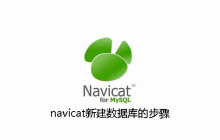 navicat新建数据库的步骤