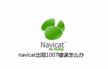 navicat出现1007错误怎么办