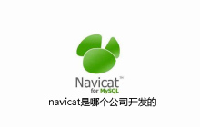 navicat是哪个公司开发的