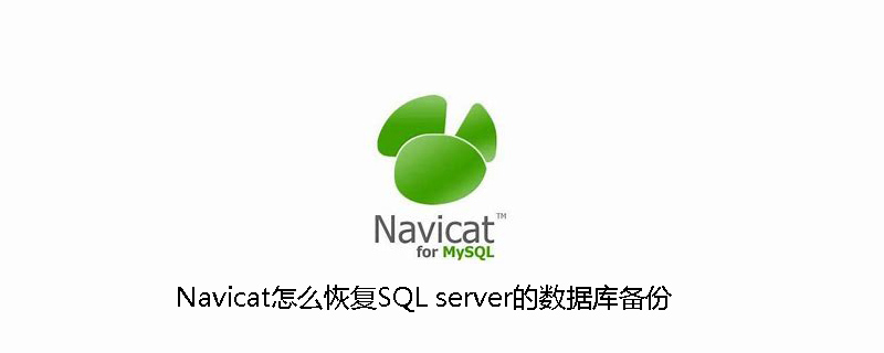 Navicat怎么恢復SQL server的數據庫備份-小浪學習網