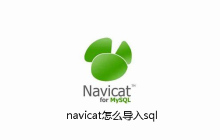 navicat怎么导入sql