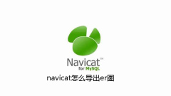 navicat怎么导出er图