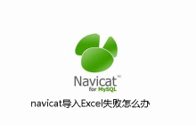navicat导入Excel失败怎么办