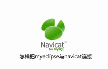 怎样把myeclipse与navicat连接