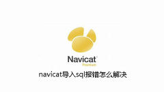 So beheben Sie den Fehler, wenn Navicat SQL importiert