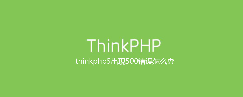 thinkphp5出现500错误怎么办