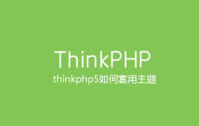 thinkphp5如何套用主题