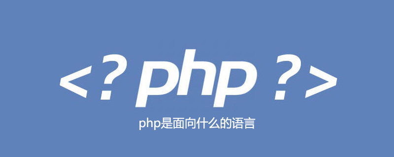 php是面向什么的语言