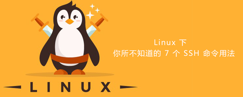 Linux 下你所不知道的 7 個 SSH 命令用法-小浪學習網