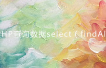 ThinkPHP查询数据select（findAll）方法
