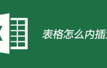 表格怎么内插竖线