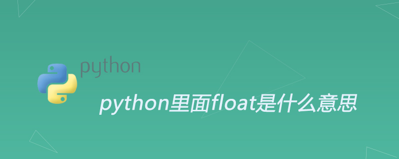 python里面float是什么意思
