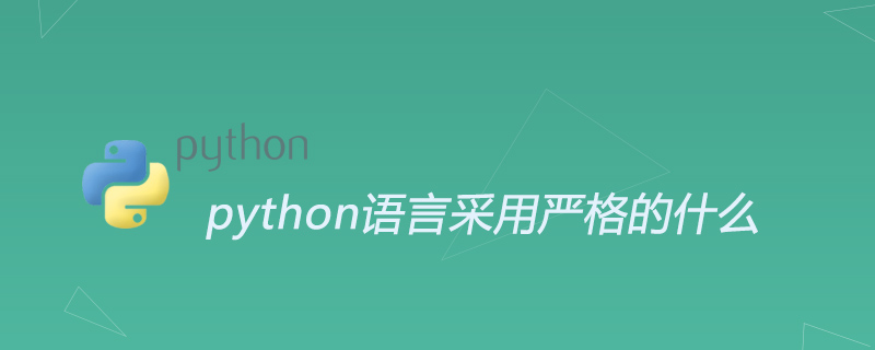 python语言采用严格的什么