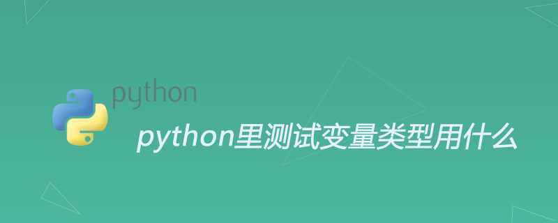 python里测试变量类型用什么