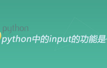 python中的input的功能是什么