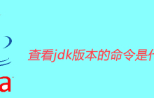 查看jdk版本的命令是什么