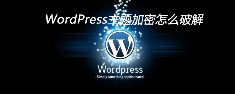 WordPress主题加密怎么破解-小浪学习网