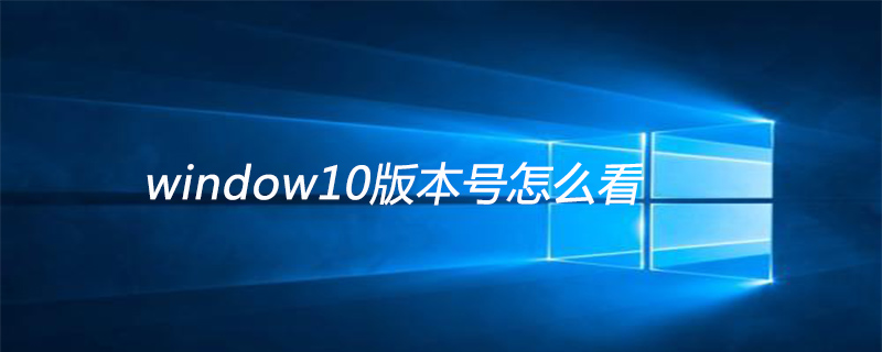 window10版本號怎么看-小浪學習網