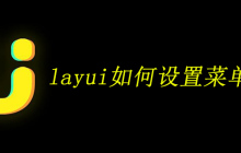 layui如何设置菜单权限
