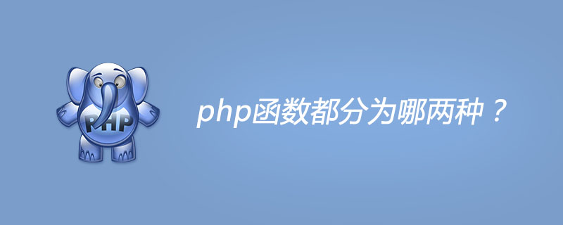 php函数都分为哪两种？