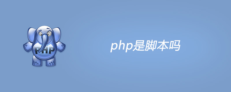 php是脚本吗