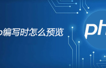 php编写时怎么预览