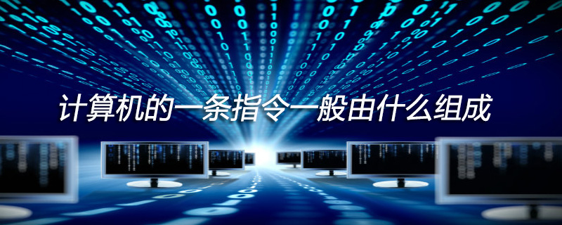 计算机的一条指令一般由什么组成