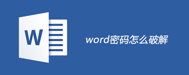 word密码怎么破解-小浪学习网