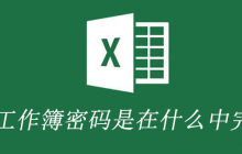 设置工作簿密码是在什么中完成的