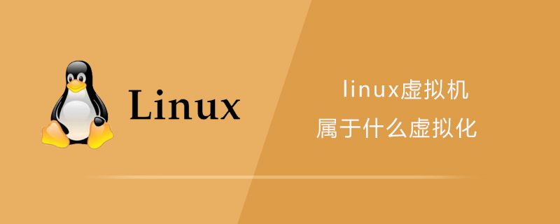 linux虚拟机属于什么虚拟化