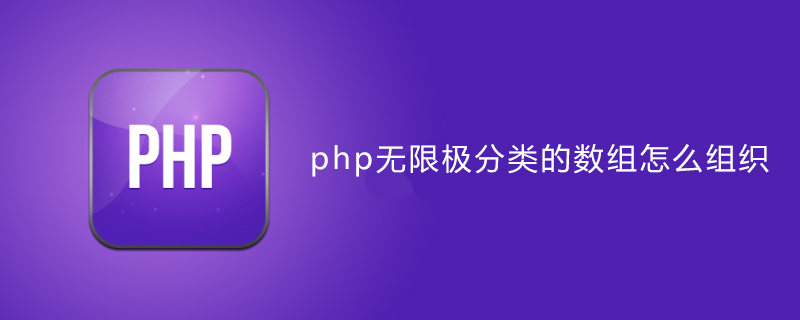 php无限极分类的数组怎么组织