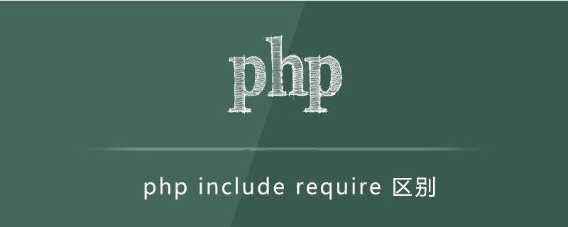 php include require 区别