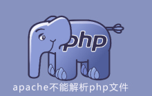 apache不能解析php文件