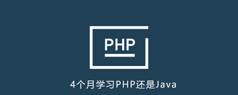 4个月学php还是java
