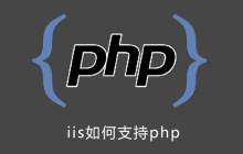 iis如何支持php