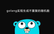 golang实现生成不重复随机数