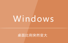 win7电脑桌面比例突然变大的解决方法