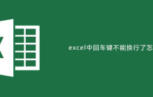 excel中回车键不能换行了怎么办