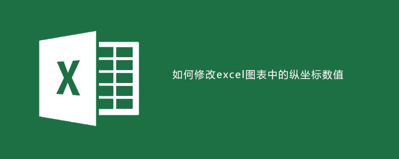 如何修改excel圖表中的縱坐標數值-小浪學習網