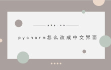 pycharm怎么改成中文界面