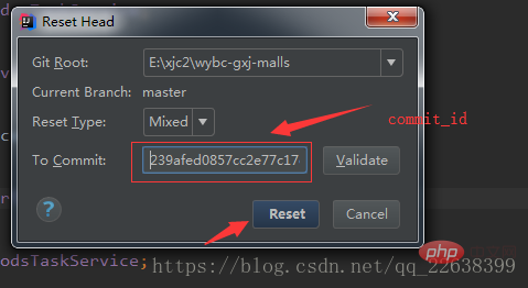 GIT 如何回退到某次 commit ?