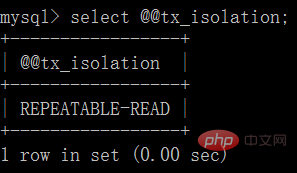 MySQL的四種事務隔離級別