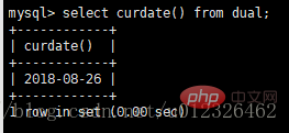 mysql如何獲取當(dāng)前時間