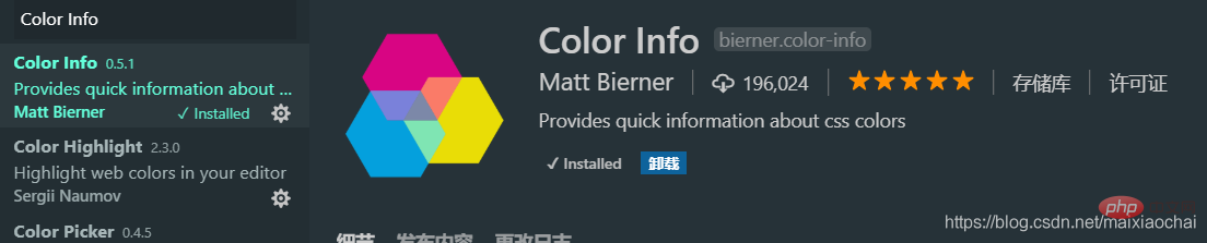 Color Info
